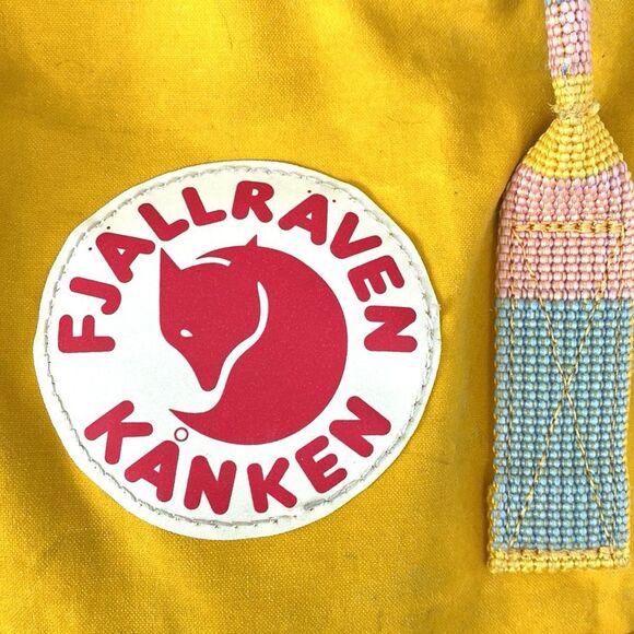 Fjallraven Classic Kanken Yellow Backpack Casual Everyday Wear Outdoor Colorful main image 13